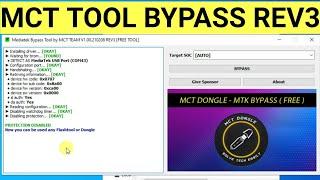 MCT TOOL BYPASS REV3 auth MTK update Fix MCT BYPASS Error