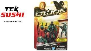 GI JOE Retaliation Night Viper HD Action Figure Review | By @TekSushi