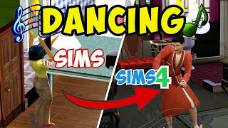 Sims 1, Sims 2, Sims 3, Sims 4 - Dancing Evolution