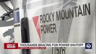 Rocky Mountain Power expecting to shut off power for thousands in central and southern Utah due to f