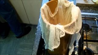 Cheddar Cheese Making part 5 of 5 (including traditional ricotta)