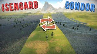 1,000,000 Isengard Orcs vs Army Of Gondor - UEBS 2