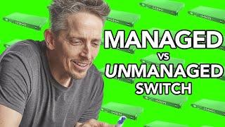 Managed vs Unmanaged Switch in 5 minutes | Network+