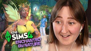 THE SIMS 4 IS GETTING FAIRIES!!! (Enchanted By Nature Trailer Reaction)