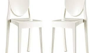 Modway EEI-906-WHI Casper Dining Chairs Set of 2, White