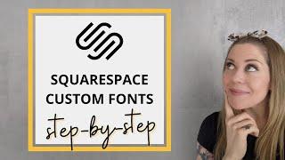 How To Use Your Own Font in Squarespace // Custom CSS Tutorial