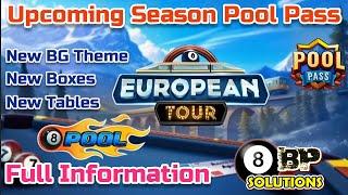 Upcoming European Tour Season revealed in 8 Ball Pool