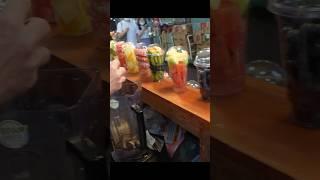 광장시장 과일가게 이모의 생과일 주스 - Fresh Fruit Juice - Korean street food