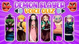 УГАДАЙТЕ ГОЛОСА ПЕРСОНАЖЕЙ КИМЕЦУ НО ЯИБА ️ | Kimetsu no Yaiba/Demon Slayer quiz ️