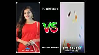 Open Challenge Competition koushik editing vs pm status zone dj status video #shots #competition#dj