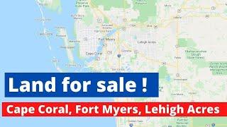 land for sale in Cape Coral FL | Lots for sale in Lehigh Acres FL | Land for sale Fort Myers