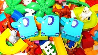 Satisfying Building Blocks Marble Very popular! Animal block coasters filled with elephants