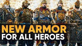 For Honor: New Armor Variations For All Heroes / Coming October 21st / Year 5 Season 3 TEMPEST