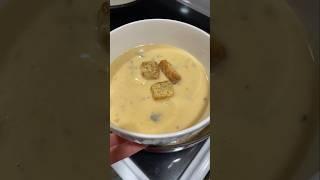 Сливочный крем суп с грибами