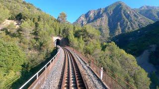  4K  Nice - Tende cab ride, France [09.2021] Führerstandsmitfahrt Tendebahn