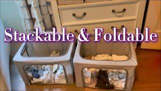 Stackable Storage Bins: Declutter with Style & Ease!