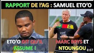 ETO'O VERSE SA.N.G UN CAMEROUNAIS INTERPELATION COTE D'IVOIRE APOUCHOU NATION CONDANNE