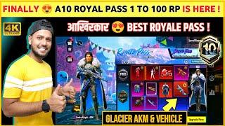 Glacier Akm  A10 Royal Pass is Here | Next Royal Pass Bgmi | Bgmi New Royale Pass | A10 Rp Leaks