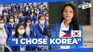 100 Filipino caregivers arrive in Korea to boost declining birthrate