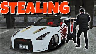 Stealing Animated "NISSAN GTR-35" as fake police in GTA 5 RP