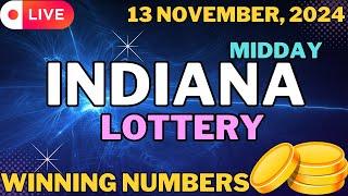 Indiana Midday Lottery Results For - 13 Nov, 2024 - Daily 3 - Daily 4 - Powerball - Mega Millions