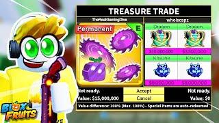 Trading The NEW PERM BLADE For 24 Hours | Blox Fruits