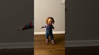 Chucky on the dancing floor #childsplay2 #chucky #halloween #shorts