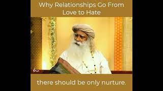 Relationship  revolving hearts    love   hate #sadhguru