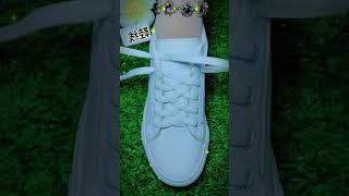 How to tie your shoes? Cool ways to lace your shoes | Shoe lacing styles #shorts #shoelacing