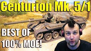 Centurion Mk. 5/1 RAAC: Best of 100% Marks! — World of Tanks