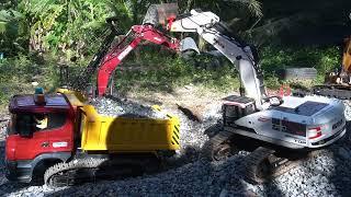 Truck transporting stone