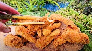 Making McDonald's Chicken Tenders in the FOREST