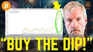 "Bitcoin & $MSTR Bounce Back INCOMING After Dip" - Michael Saylor News