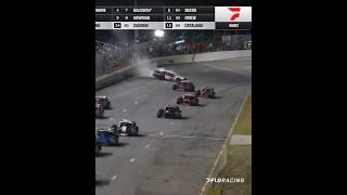 Incredibly hard hit on final corner of NASCAR Whelen Modified tour season opener at New Smyrna