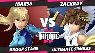 The Throne 2 - zackray (Pit, Dark Pit) Vs. Marss (ZSS) Smash Ultimate - SSBU