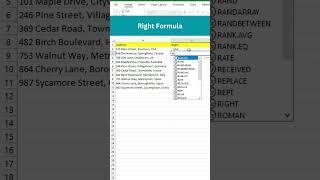 Excel RIGHT Function: Extract Text from the Right Side of a String #chanzify  #exceltips #msexcel