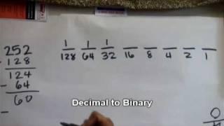 Binary Part 2 : Converting Decimal to Binary  (Open)
