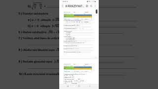 8 ci sinif riyaziyyat ksq 1 variant a