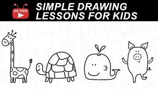 Simple Drawing Lessons For Kids | Animation For Kids | DK Kids