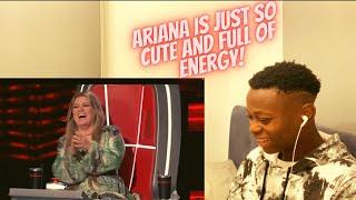 REACTION TO Ariana Grande Brings the ENERGY! | The Voice 2021