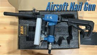 Turning My Super Rare Airsoft Pneumatic ￼Nail Gun Tactical