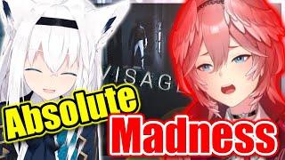 Lui's slow descent into COMPLETE MADNESS ft. Fubuki - Horror Game Visage 【ENG Sub Hololive】