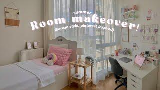 ROOM MAKEOVER! Korean style & Pinterest inspired | deep clean, closet clean out, organizing.