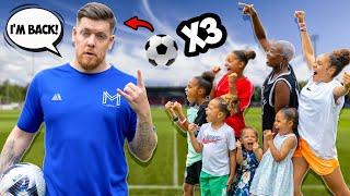 WIFE & KIDS REACT TO DAD PLAYING FOOTBALL FOR FIRST TIME IN YEARS!!! ️‍