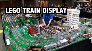 Huge LEGO Train Layout at Brickworld Chicago 2019