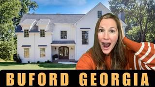 STUNNING New Home For Sale With NO HOA and TOP RATED SCHOOLS in Buford GA [5 Bed + Media Room]