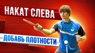 Накат слева. Методика обучения. #tabletennis #настольныйтеннис #спорт