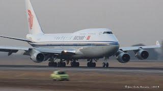 Air China Boeing 747-4J6 (B-2447) despegando desde Santiago de Chile SCL/SCEL