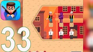 Mr Bullet - Gameplay Walkthrough Part 33 - Hostages lvl 49-72 3 stars(iOS, Android)