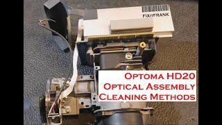 Optoma HD20 DLP Projector Optics Cleaning